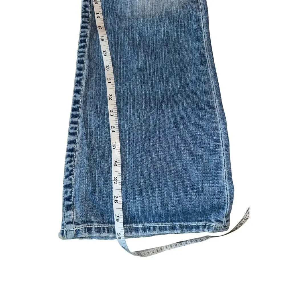 BKE Denim Kate Bootcut Jeans Women’s 30x31.5 Distressed Y2K Medium Wash - Picture 10 of 10